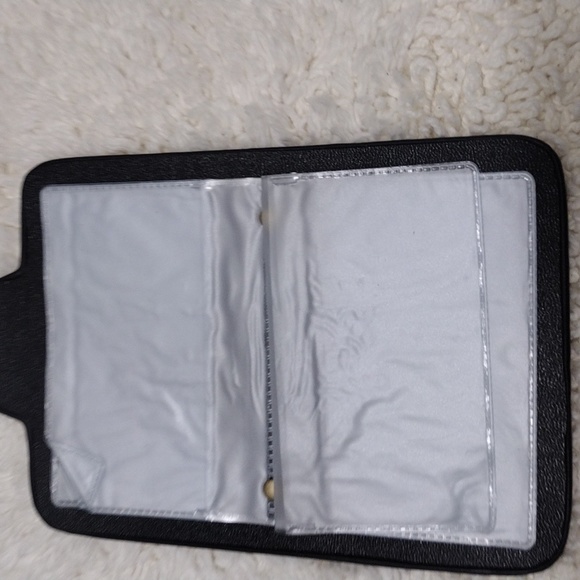 Fashion Business Credit Cards Holder Brown Leather/PVC 24 Card Holder - Picture 4 of 10